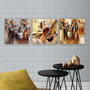 Wallity drprc9006 Conjunto de 3 Pinturas Decorativas en Lienzo Multicolor